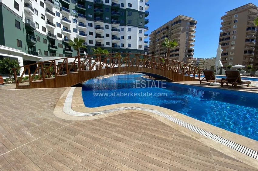 Furnished duplex penthouse in Mahmutlar with views of the mountains, the sea and the historic fortress 7 