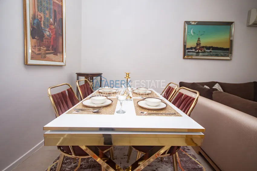 Purchase  Apartment in Mahmutlar with furniture and a separate kitchen in a comfortable complex 5 
