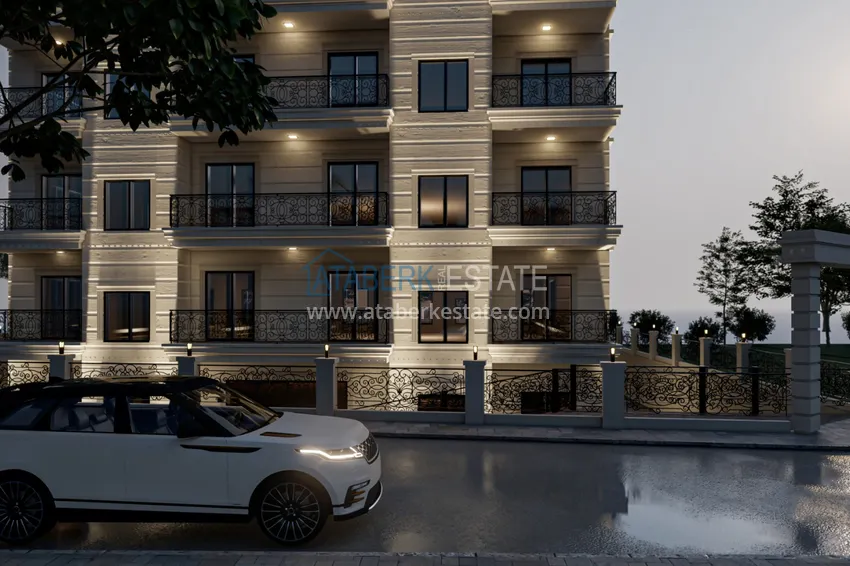 Two-room apartment in Mahmutlar with a fine finish - New building 6 