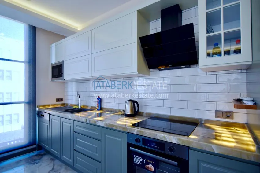 Purchase Apartments in Alanya - Cleopatra beach area with furniture and designer fine finishes 7 