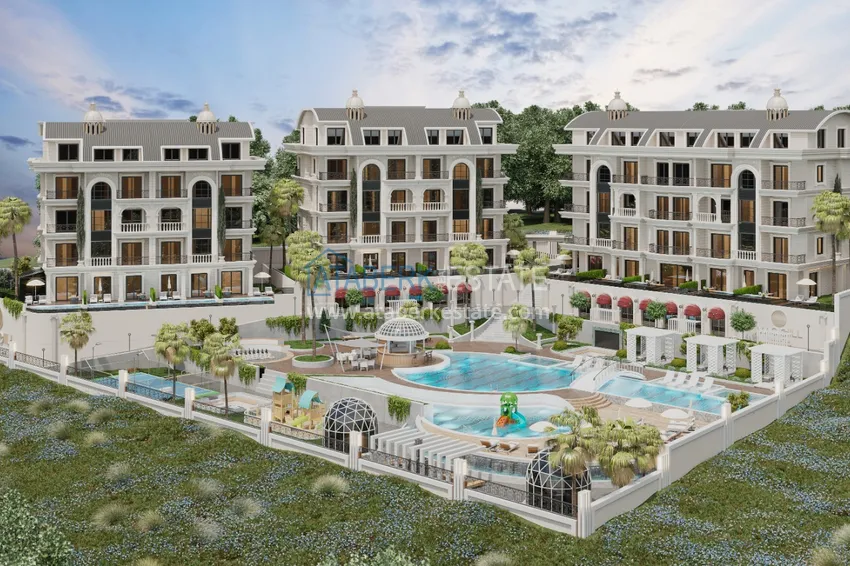 A unique project of a residential complex in the area of Turkler - Alanya 10 