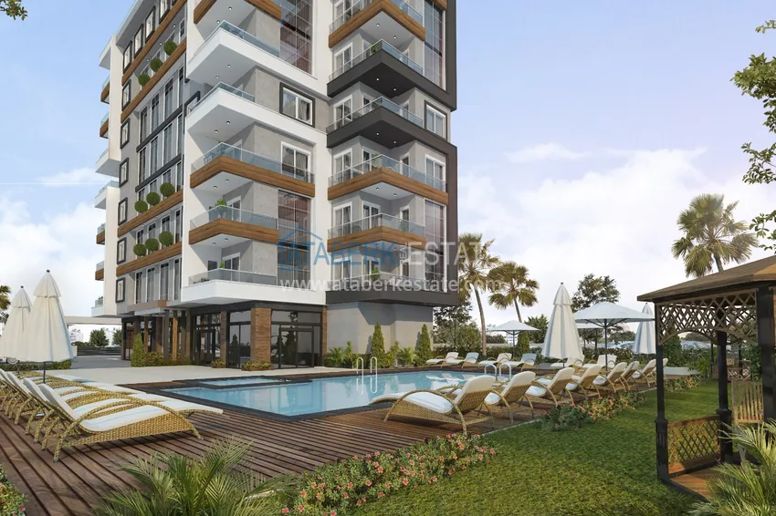 Apartments in Alanya - Avsallar area from the investor in the complex at the final stage 8 