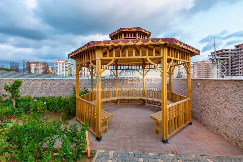 Apartments in Mahmutlar with furniture in a complex with infrastructure 7 