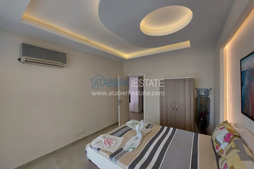 Purchase  Furnished apartments in Kestel with sea views in a residential complex 7 