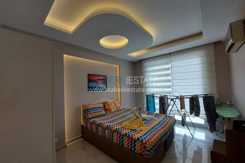 Purchase  Furnished apartments in Kestel with sea views in a residential complex 21 