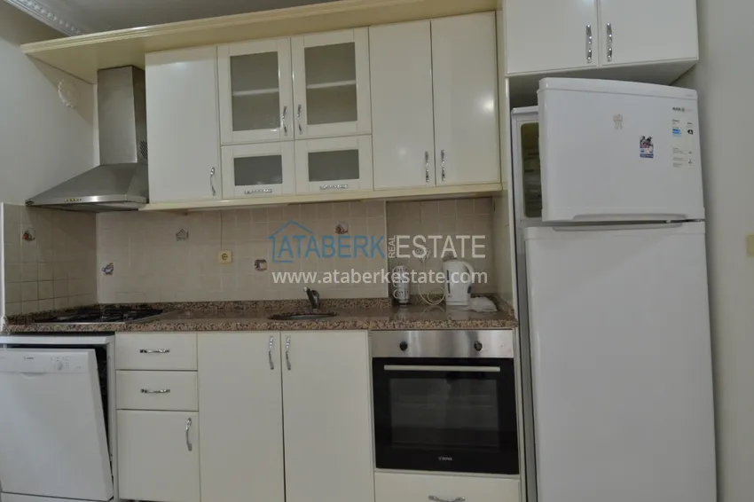 Purchase Apartment in the center of Alanya one-bedroom with furniture in a city residential building 8 