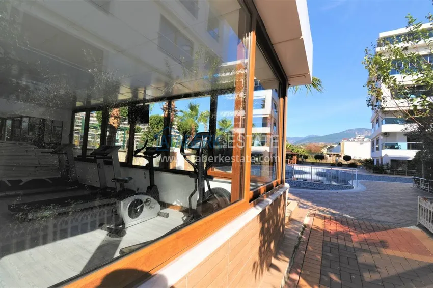 Garden duplex in Kestel with furniture in a complex on the banks of the Dim Chay River 7 