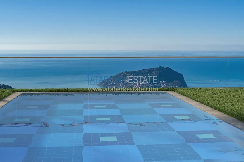 New project of a luxury villa complex in Alanya - Tepe area with the right to obtain citizenship 8 