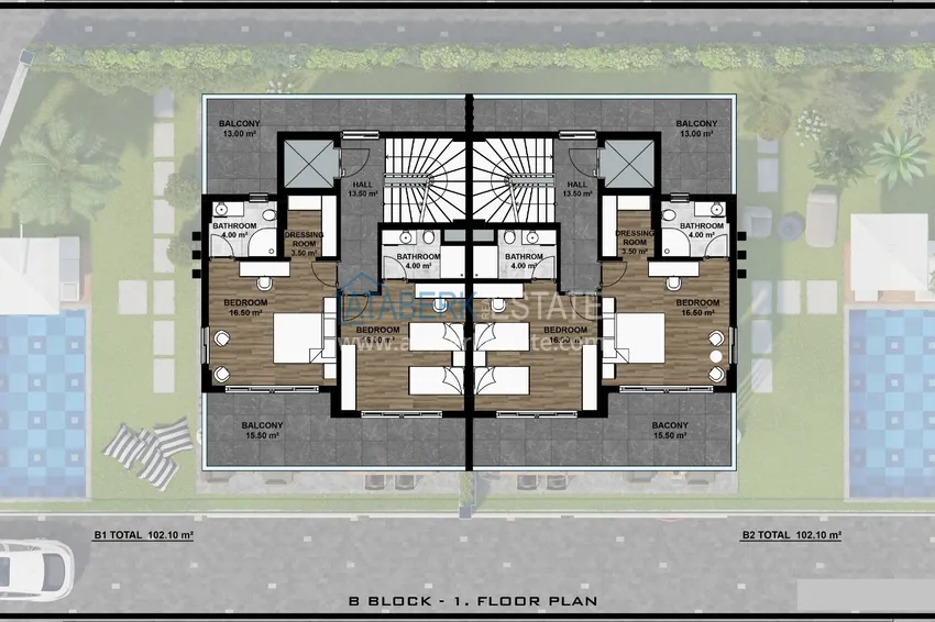 Buy cheap New project of a luxury villa complex in Alanya - Tepe area with the right to obtain citizenship 8 