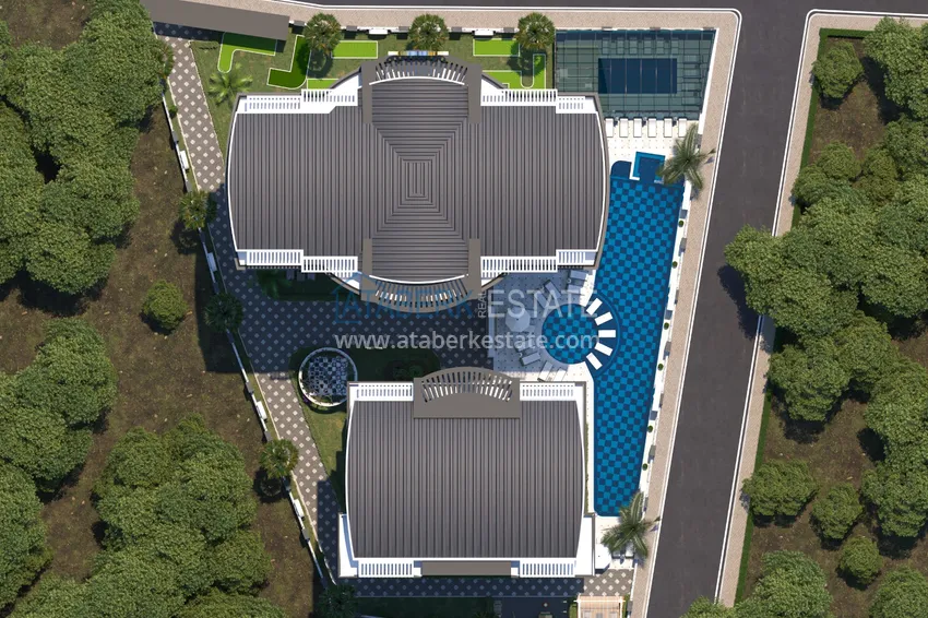 🔥 Our project. New off-plan project of a multi-apartment residential complex in the center of Alanya 8 