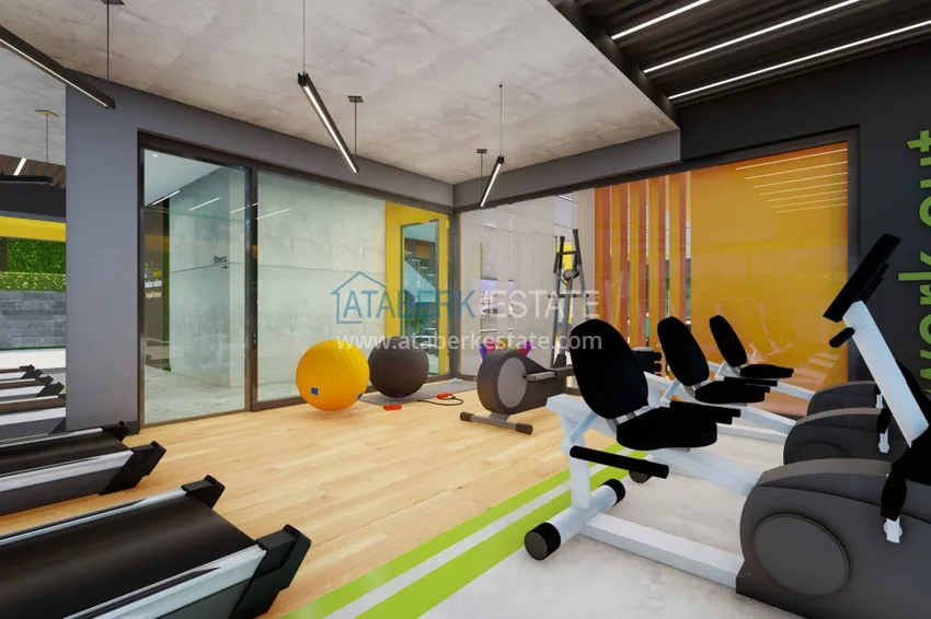 Apartments in the center of Alanya from an investor in a premium class boutique complex under construction 20 