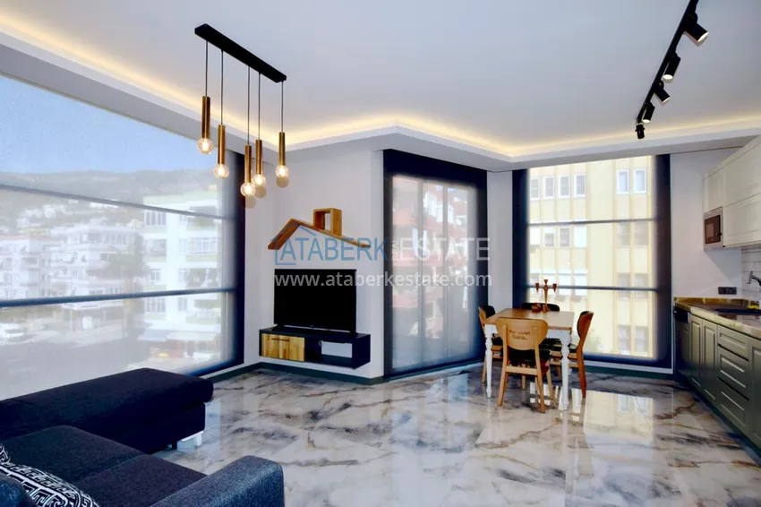 Purchase Apartments in Alanya - Cleopatra beach area with furniture and designer fine finishes 9 