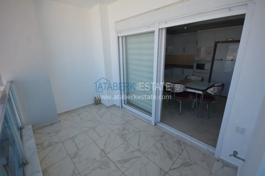 Purchase Furnished penthouse in Mahmutlar with sea view in a young complex 9 