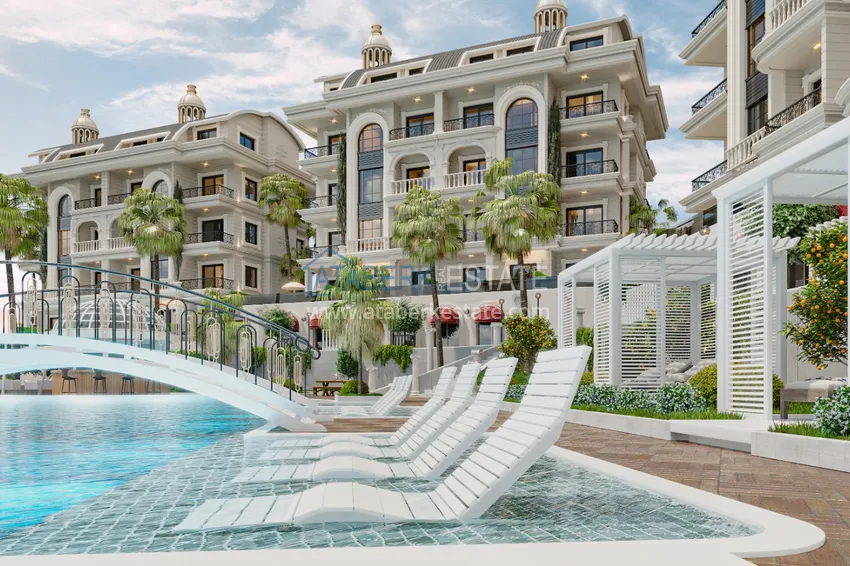 A unique project of a residential complex in the area of Turkler - Alanya 12 