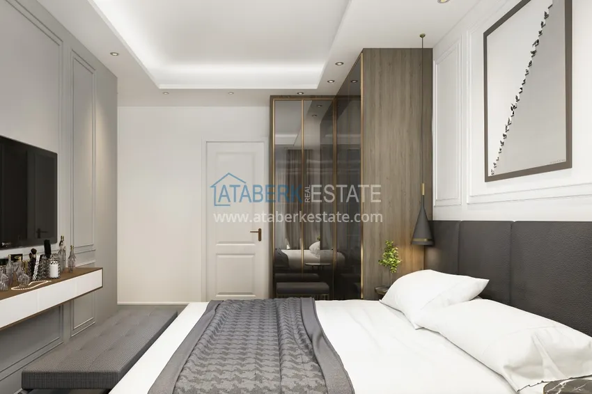 Purchase Apartments in Alanya - Avsallar area from the investor in the complex at the final stage 9 