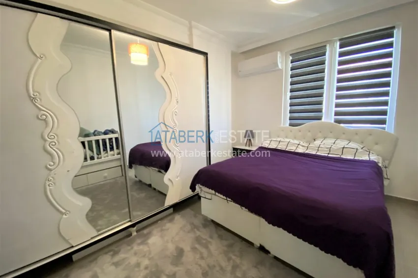 Purchase  Furnished apartment in the Kestel district with a glazed balcony and mountain views 10 