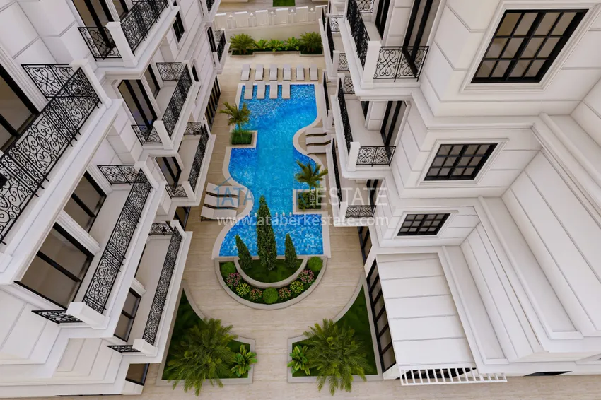 Apartment in the center of Alanya from an investor in a complex under construction 9 