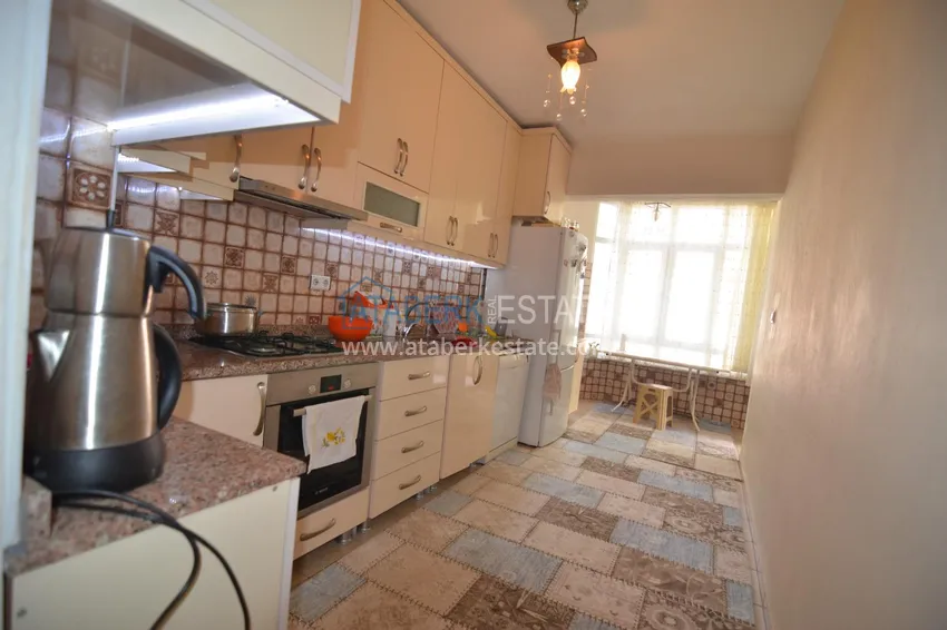 Purchase Three-room apartment in the center of Alanya with furniture and a separate kitchen 10 