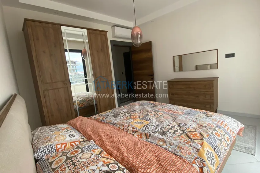 Purchase Furnished duplex penthouse in Mahmutlar with views of the mountains, the sea and the historic fortress 9 