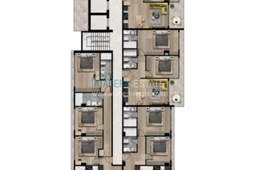 Buy cheap A futuristic premium residential complex on the beachfront in Alanya, Kargicak district 1 