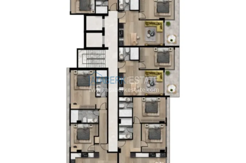 Buy cheap A futuristic premium residential complex on the beachfront in Alanya, Kargicak district 2 