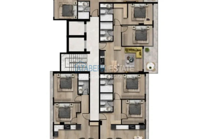 Buy cheap A futuristic premium residential complex on the beachfront in Alanya, Kargicak district 3 