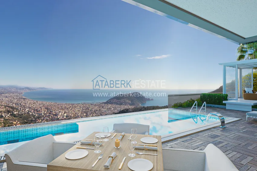 A new project in Alanya - a complex of elite villas with panoramic views 10 