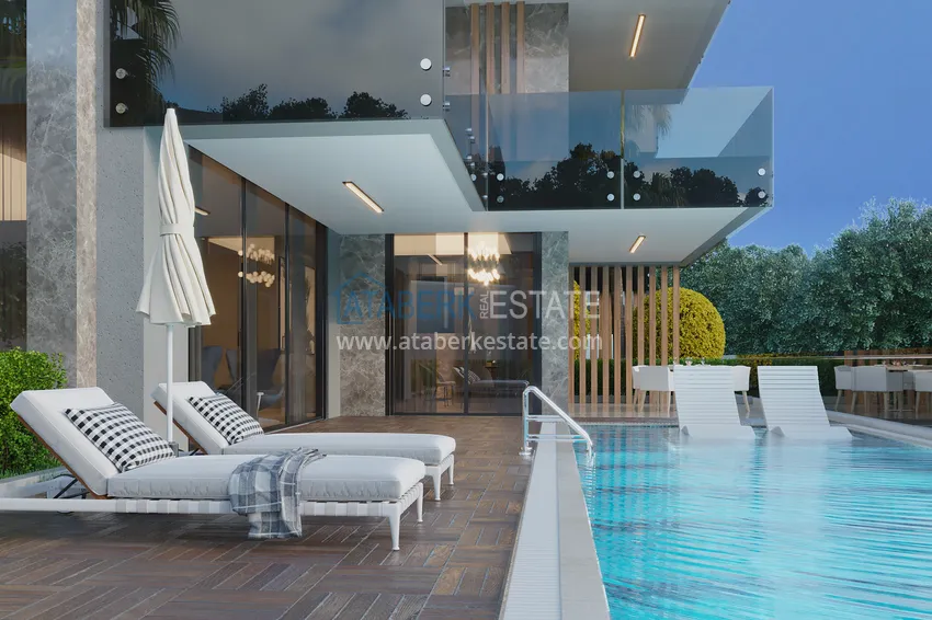 A new project in Alanya - a complex of elite villas with panoramic views 11 