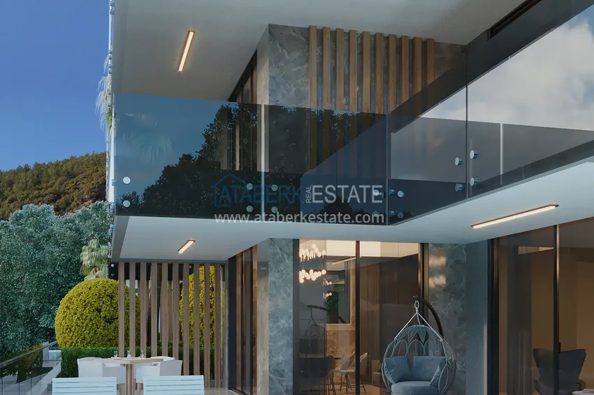 A new project in Alanya - a complex of elite villas with panoramic views 9 