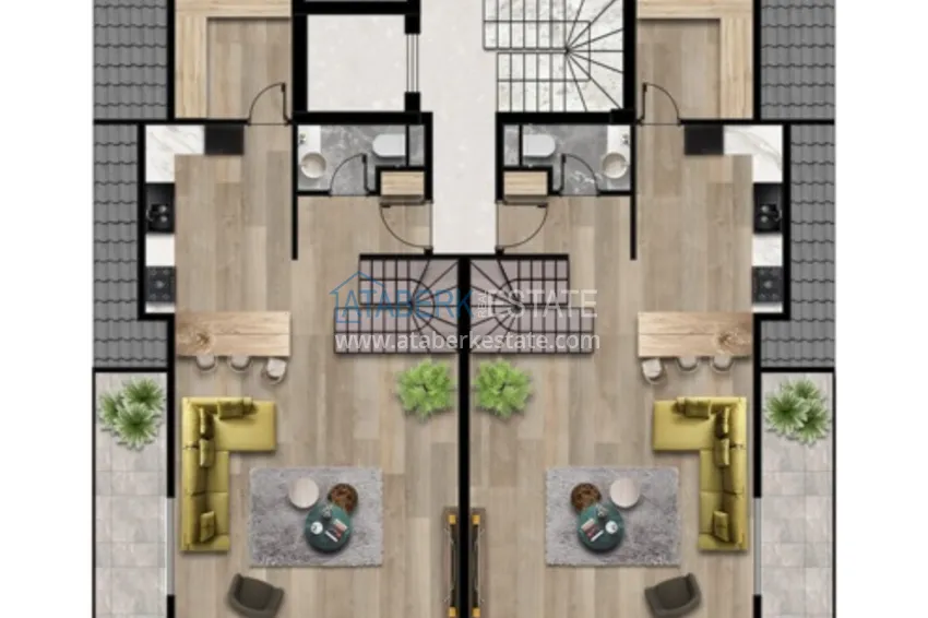 Buy cheap A futuristic premium residential complex on the beachfront in Alanya, Kargicak district 9 