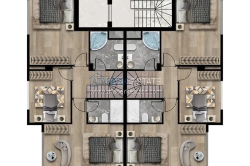 Buy cheap A futuristic premium residential complex on the beachfront in Alanya, Kargicak district 7 