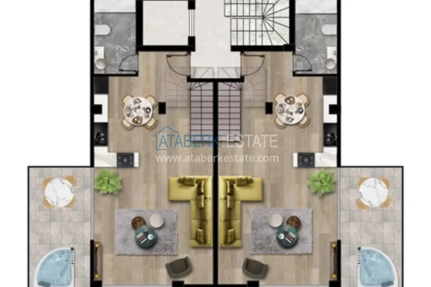 Buy cheap A futuristic premium residential complex on the beachfront in Alanya, Kargicak district 8 