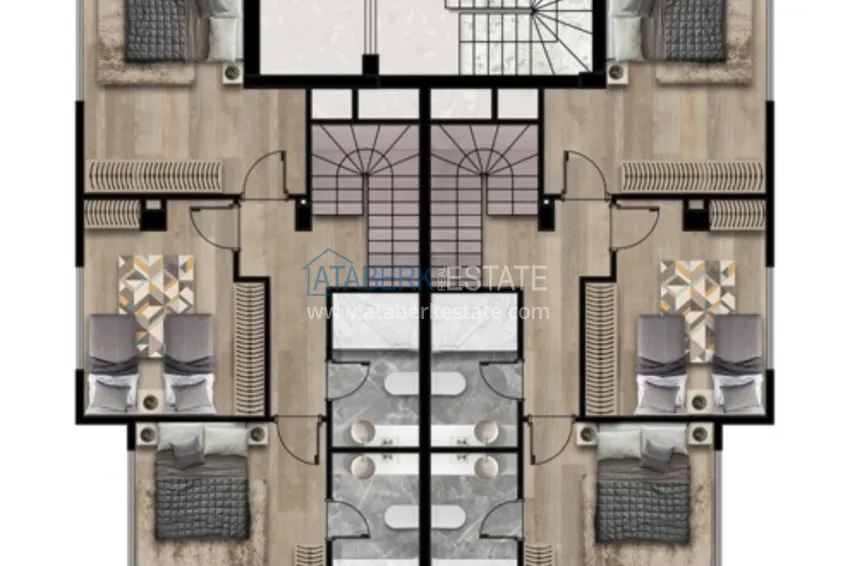 Buy cheap A futuristic premium residential complex on the beachfront in Alanya, Kargicak district 11 