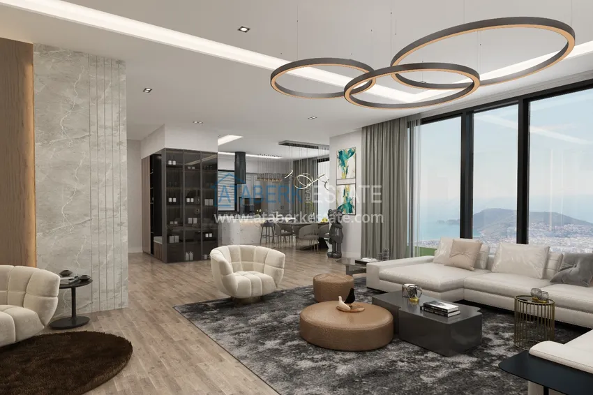 Purchase A new project in Alanya - a complex of elite villas with panoramic views 11 