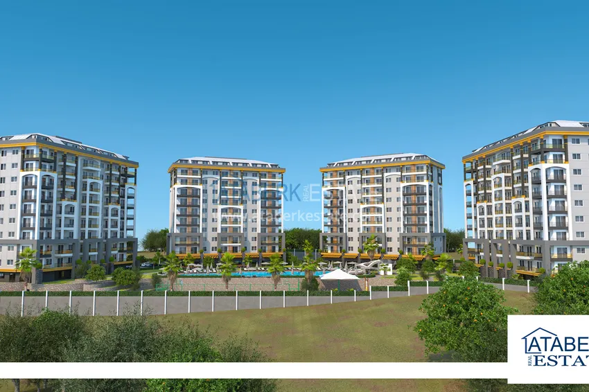 Penthouse in Alanya - Avsallar area in a luxury residence near Incekum beach 2 