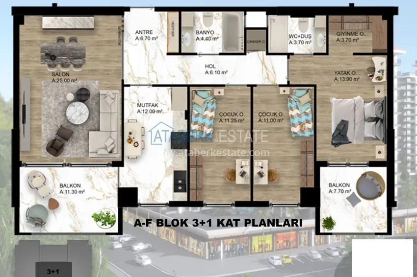 Buy cheap Large-scale residential complex project in the Dosemealti area — Antalya 1 