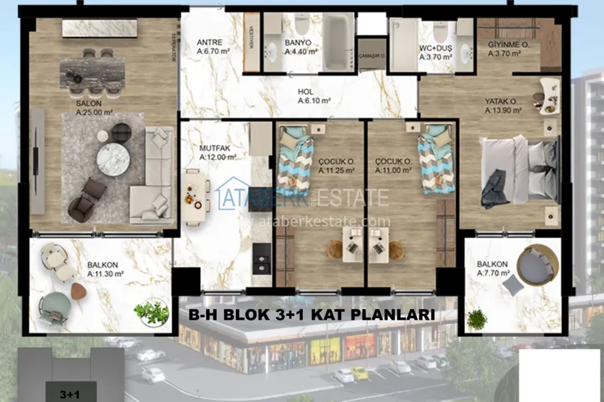 Buy cheap Large-scale residential complex project in the Dosemealti area — Antalya 3 