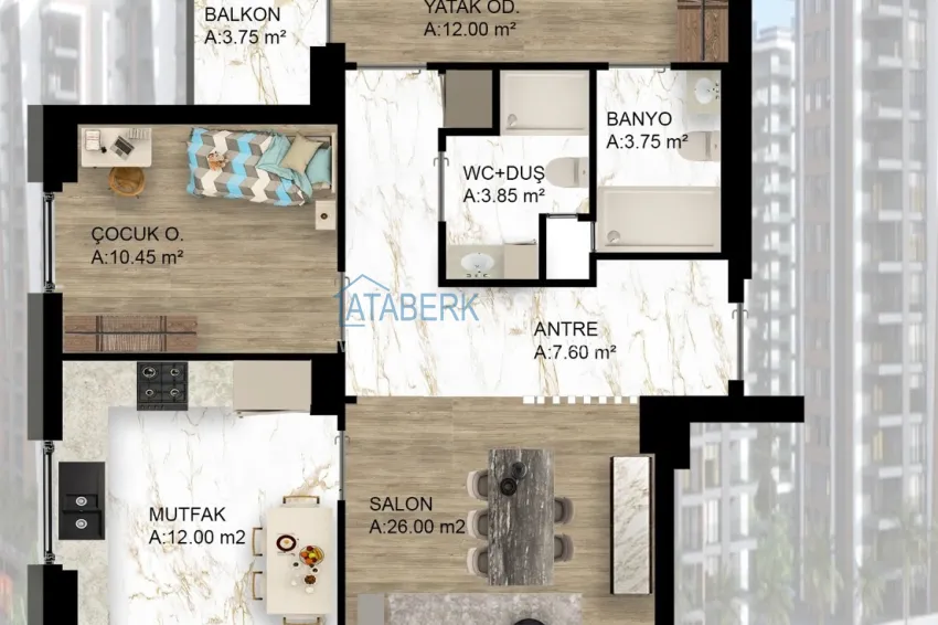 Buy cheap Large-scale residential complex project in the Dosemealti area — Antalya 5 