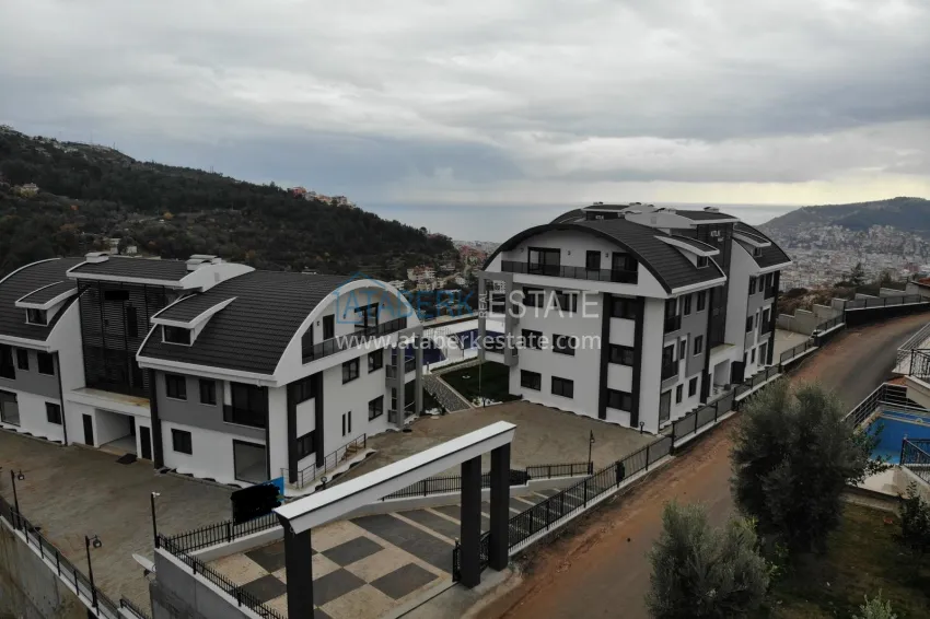 New luxury project of a residential complex in Alanya - Tepe mountain area 2 