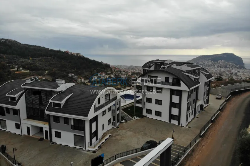 New luxury project of a residential complex in Alanya - Tepe mountain area 3 