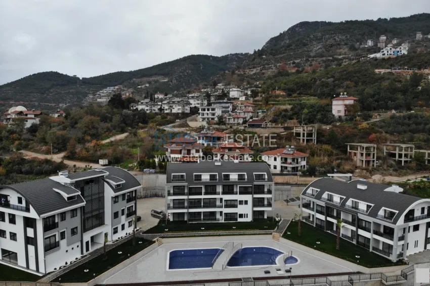 New luxury project of a residential complex in Alanya - Tepe mountain area 1 