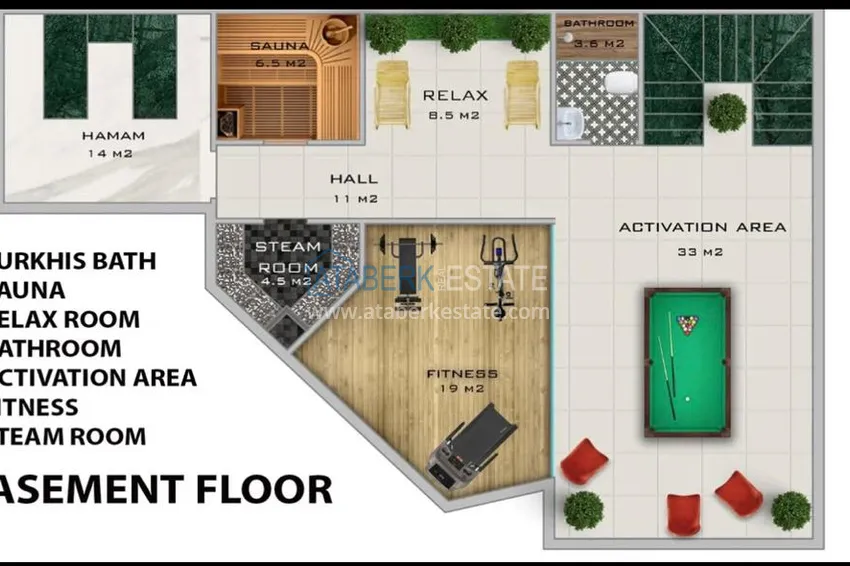 Buy cheap New luxury private villa project in Kargicak with panoramic views 1 