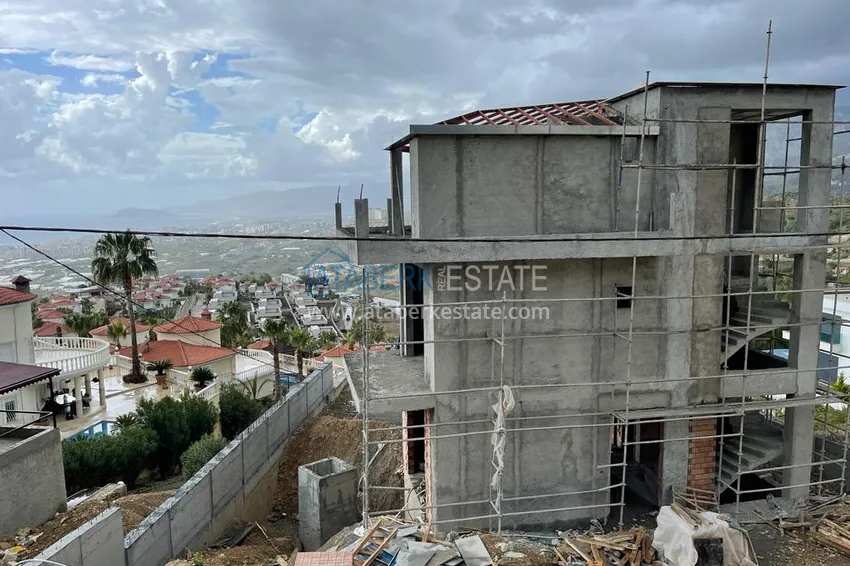 New luxury private villa project in Kargicak with panoramic views 24 