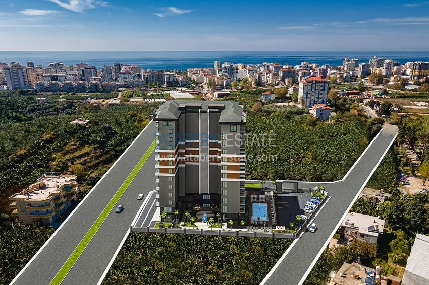 New investment project of a residential complex in Alanya - Mahmutlar district 1 