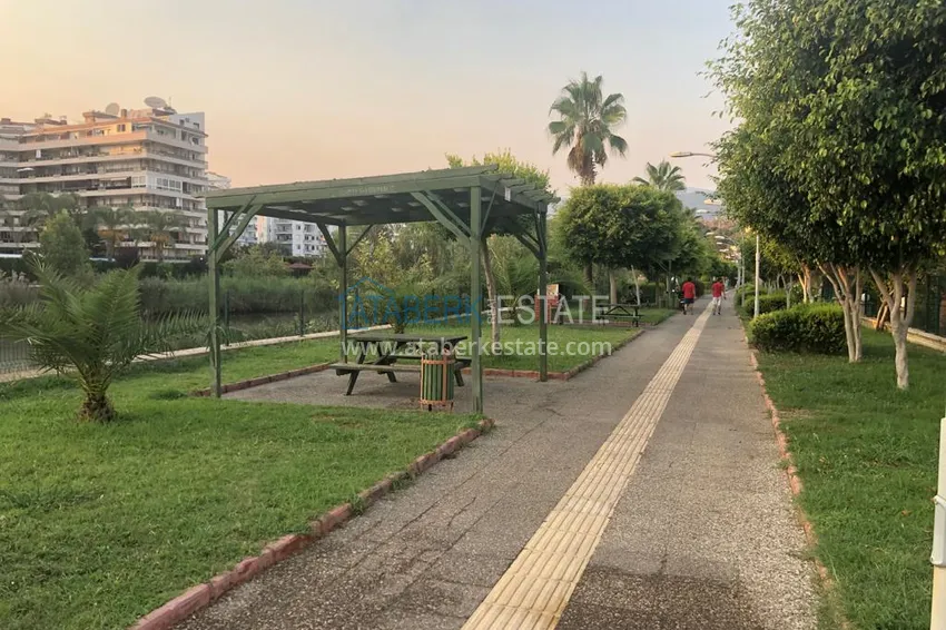 Garden duplex in Kestel with furniture in a complex on the banks of the Dim Chay River 12 