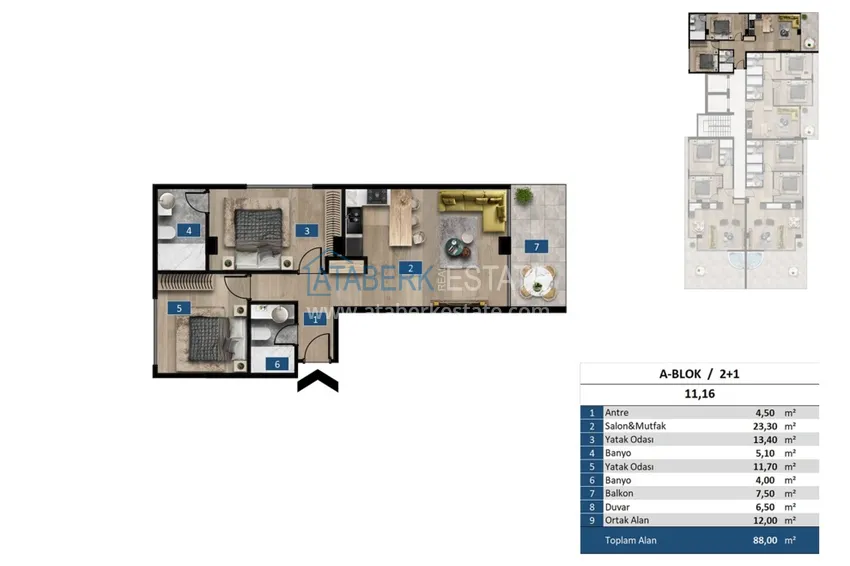 Buy cheap A futuristic premium residential complex on the beachfront in Alanya, Kargicak district 24 