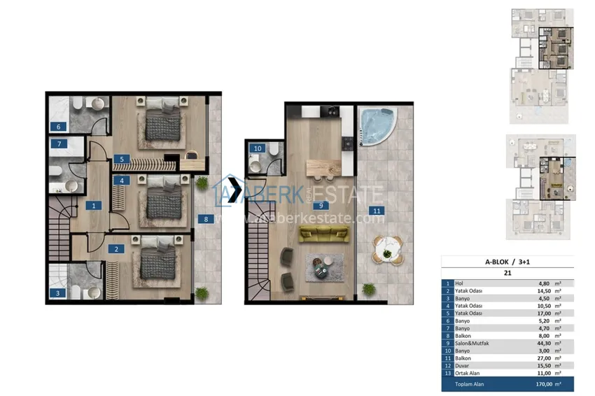 Buy cheap A futuristic premium residential complex on the beachfront in Alanya, Kargicak district 29 