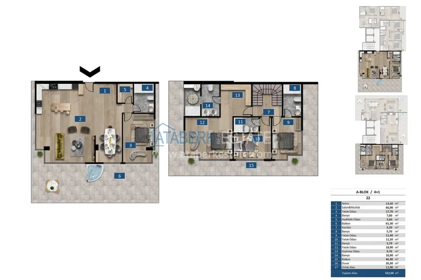 Buy cheap A futuristic premium residential complex on the beachfront in Alanya, Kargicak district 30 