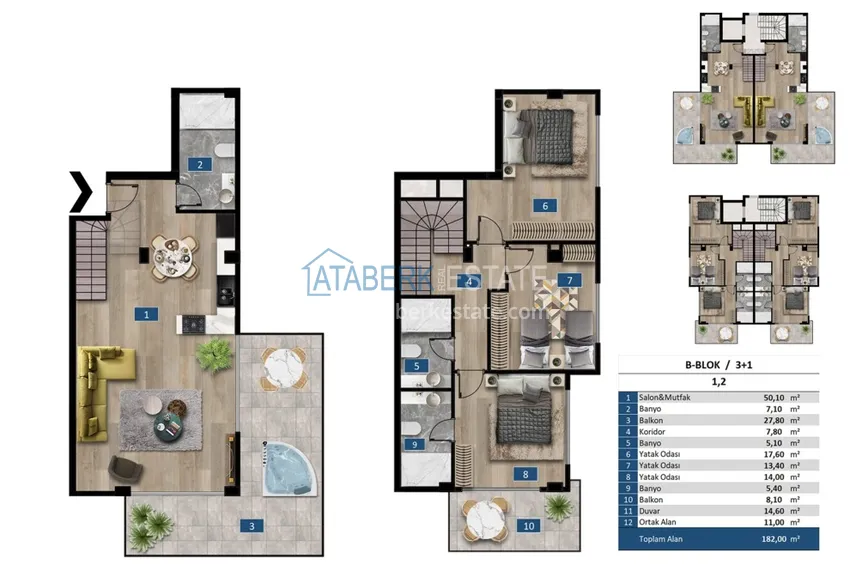 Buy cheap A futuristic premium residential complex on the beachfront in Alanya, Kargicak district 31 