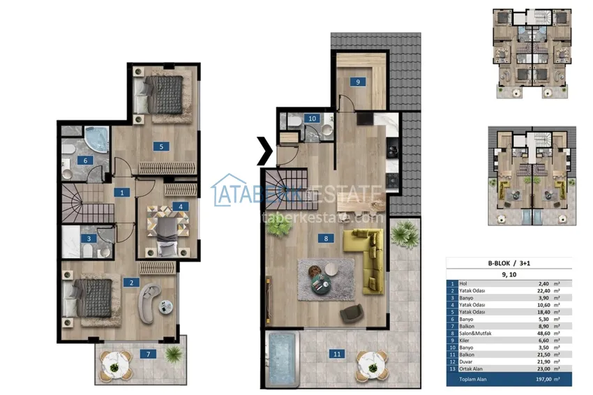 Buy cheap A futuristic premium residential complex on the beachfront in Alanya, Kargicak district 33 